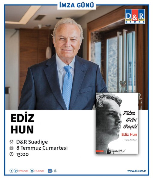 Ediz Hun, D&R’da Yeşilcam rüzgarı estirecek