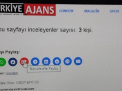 Türkiye Ajans Teknofest Sosyal Paylaşım Butonu Eklendi