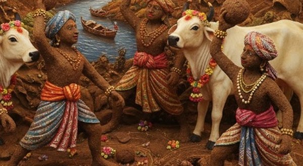 Köylüler “İnek Dışkısı Savaşı”yla Festivali Kutladı