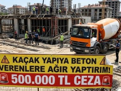 Kaçak Yapıya Beton Verenlere Ağır Yaptırım