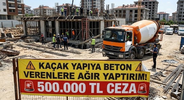 Kaçak Yapıya Beton Verenlere Ağır Yaptırım