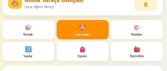 Miniklerin Türkçe Dünyası ile Çocuklar Oynayarak Türkçe Öğreniyor