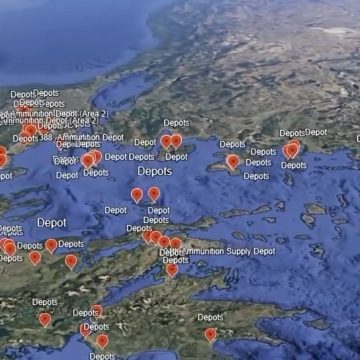 Yunanistan’daki Askeri Mühimmat Depoları için  Sivil  Çalışma
